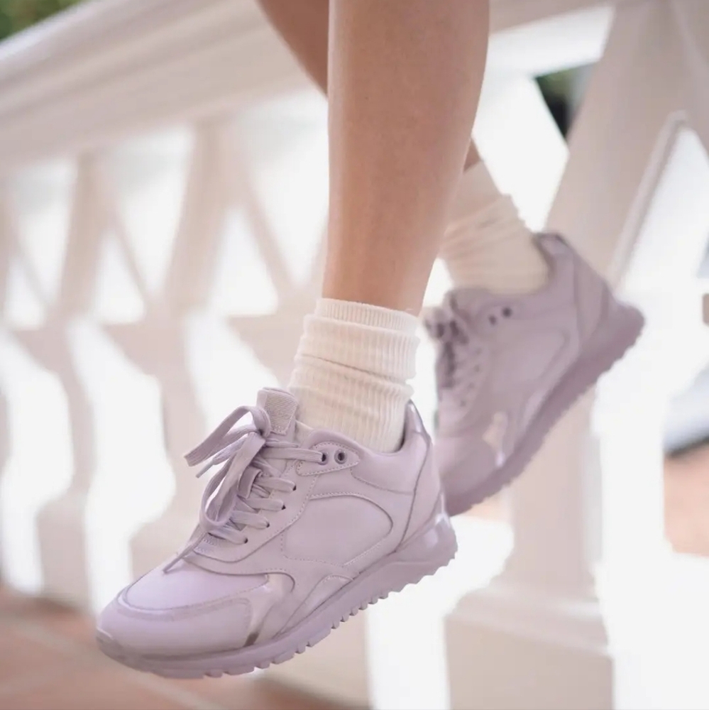 NEW! Aldo Women's Trainers Size 9 Praylian Light Purple Sneakers Casual Shoes